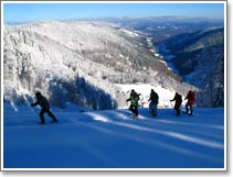 Raquettes  neige au Col des Bagenelles